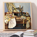 5D DIY Sewing Machine Full Round Drill Diamond Painting Rhinestone Crafts D
