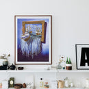 Diamond Painting Kit Sailboat Partial Special Shape Drill DIY Home Decoration