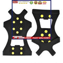 10 Spikes Crampons,Mountaineering Anti-Slip Ice Cleats Traction Stretch Foo