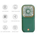 #A Mini Fan Portable Folding USB Rechargeable with Power Bank Desk Handheld Fan