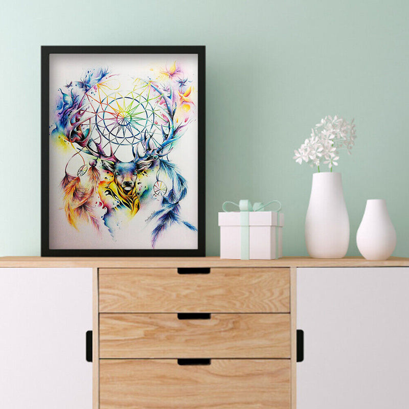 5D DIY Part Special Shaped Drill Diamond Painting Deer dreamcatcher