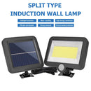 Solar Lamp PIR Motion Sensor COB LED Outdoor Wall Garden Path Night Lighting