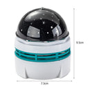 Rotating LED Star Night Light USB Disco DJ Stage Party Ball Light (White) Newly