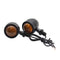 2pcs 12V Motorcycle Turn Signal Lights Mini Retro Amber Light Motorbike Blinkers