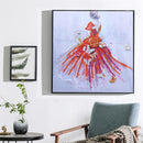 5D DIY Special Shaped Diamond Painting Dress Girl Cross Stitch Embroidery