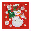 2PCS Diamond Painting Partial Special Drill Christmas Picture of Rhineston