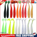 20pcs 2g/7.5cm T-tail Soft PVC Worm Fishing Lures 10 Colors Swim Baits