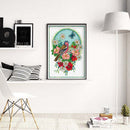 Not Full Embroidery Stamped Cross Stitch DIY Bird Printed on Canvas Kits