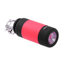 LED Mini Flashlight Portable Key Chain Outdoor Camping Hiking Torch (Black)