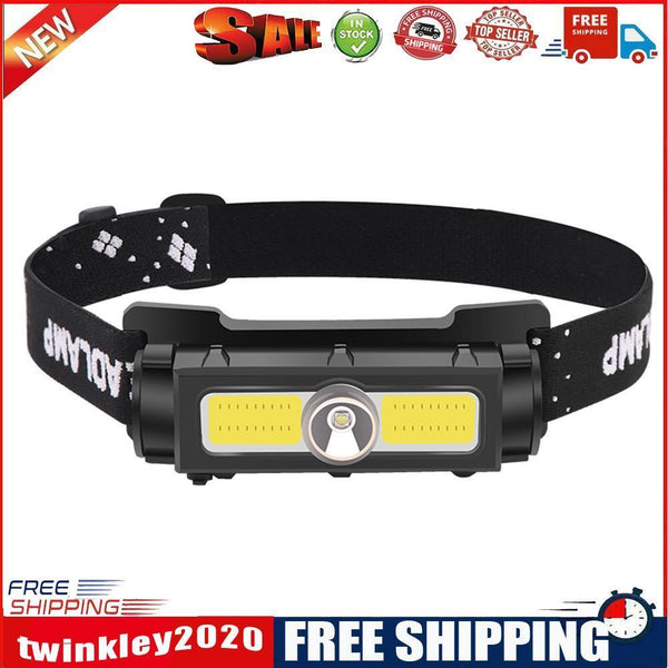 LED XPG COB Headlight 7 Mode Waterproof Camping Outdoor Working Front Light