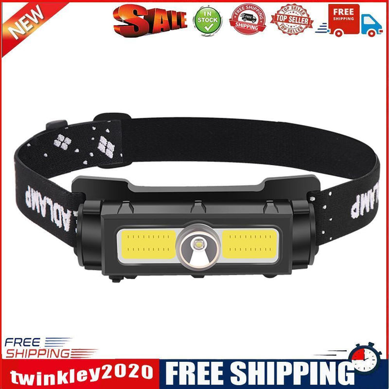LED XPG COB Headlight 7 Mode Waterproof Camping Outdoor Working Front Light