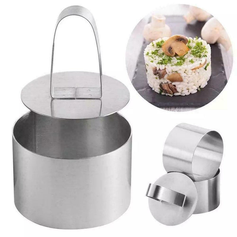 Round Mousse Mould Cake Steel Ring Pastry Mold Baking TOP Tool S8P1