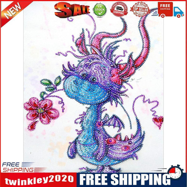 5D DIY Special Shaped Diamond Painting Dragon Cross Stitch Mosaic Craft Kit