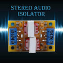 Stereo Audio Isolator Common Ground Anti-Jamming Signal Noise Sound Filter