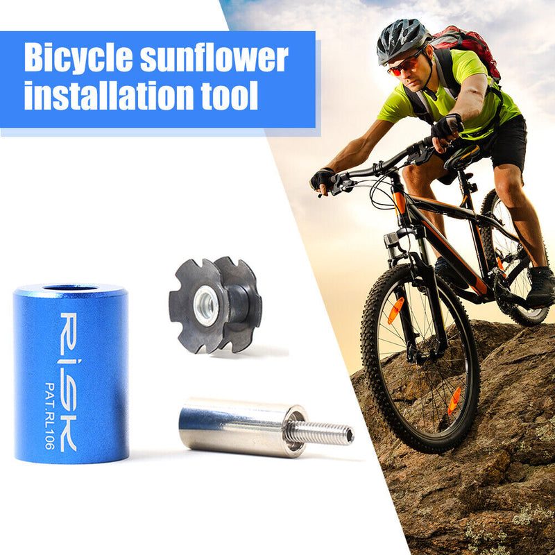 RISK Bicycle Fork Headset Install Star Nut Mounting Sleeve Installation Tools
