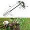 1* Steel Hardened Hollow Hoe Handheld Weeding Rake Planting Value W5U0 K2U3