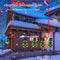 Solar Powered Stake Lights Snowman Shaped Waterproof LED Christmas Decorations