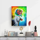 Diamond Painting 5D DIY Colorful Rose Full Round Drill Rhinestone Picture