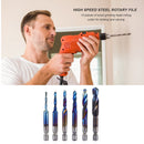 6x Screw Machine Hex Shank Thread Metric Compound Tap Drill Bits (Long) Newly