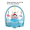 Baby Sofa Support Seat Cover Plush Learning To Sit Chair with Rod No Filler T