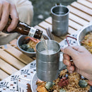 Outdoor Stainless Steel Cup Industrial Style Portable Travel Camping Retro Mug