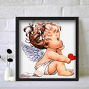 Diamond Painting Kit Angel child Full Round Rhinestone Wall Picture