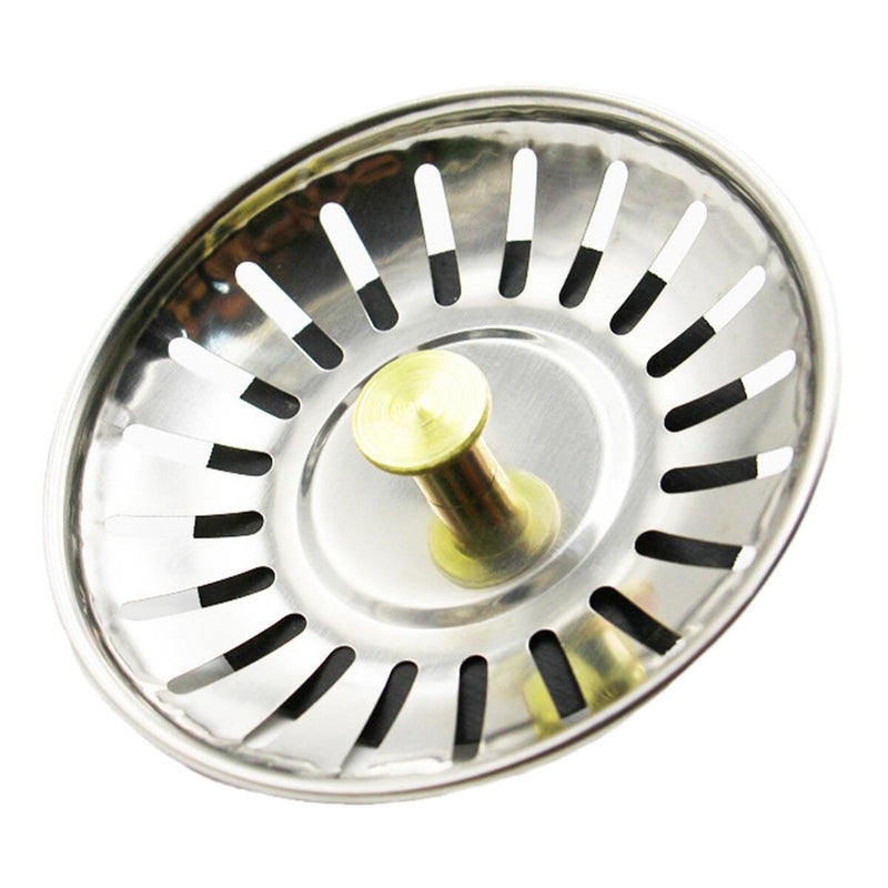 For Kitchen Sink Plug Strainer Drainer Steel Replacement Waste G4K3