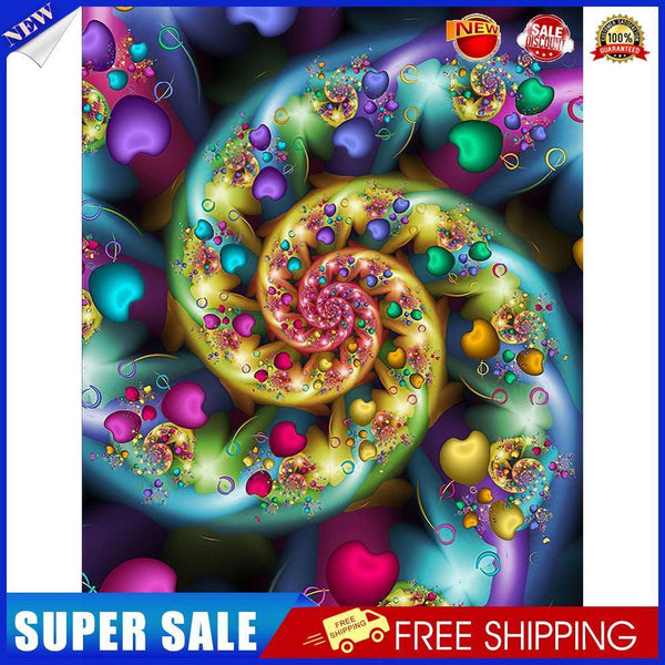 Love Vortex Oil Paint By Numbers Kits Canvas Picture Wall Art DIY Craft