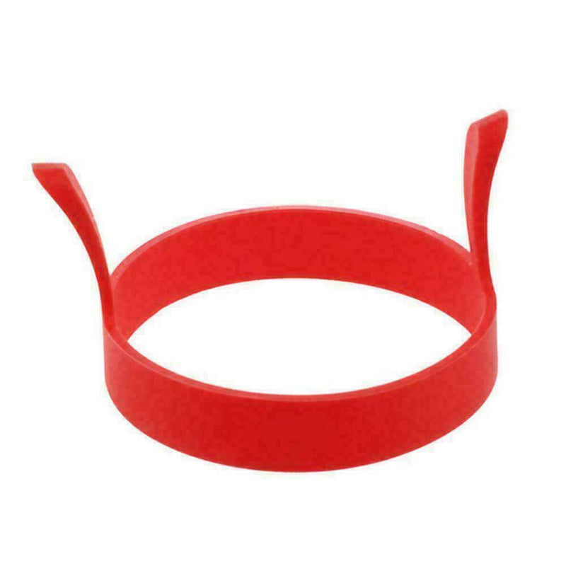 2 x Silicone Egg Frying Rings Fried Poacher Mould Perfect For Pancakes Z5T7