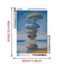 5D DIY Full Drill Diamond Painting Sea View Cross Stitch Mosaic Craft Kit Dec