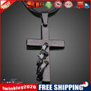 Classic Cross Rings Pendant Necklace Boy Girl Jewelry Unisex