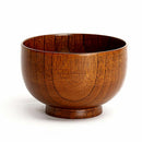 Jujube Wooden Bowl Chinese Rice Bowls Kids Lunch Box Baby Feeding Containers