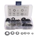 260pcs Internal Star Lock Washers Assortment Kit 7 Sizes Push on Locking Washers