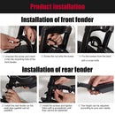 2pcs Bike Fender Mountain Road Bike Fenders Front Rear MTB Fenders Fl