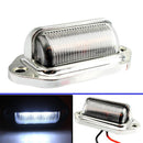 2pcs Car License Plate Light 12-24V Truck Trailer 6LED Tail Step Side Lamp Newly