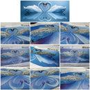 Swan 5D Round Crystal Diamond Painting Embroidery DIY Cross Stitch Set(1) Newly