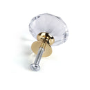 Cupboard Pulls Door Knobs Crystal Glass Knobs Diamond Shape Pull Handle