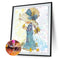 5D DIY Little Girl Partial Special Shape Drill Diamond Painting (YX366) Newly