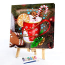 Frameles Coffee Cup Oil Paint By Numbers Wall Art Posters Picture Craft Gift Kit