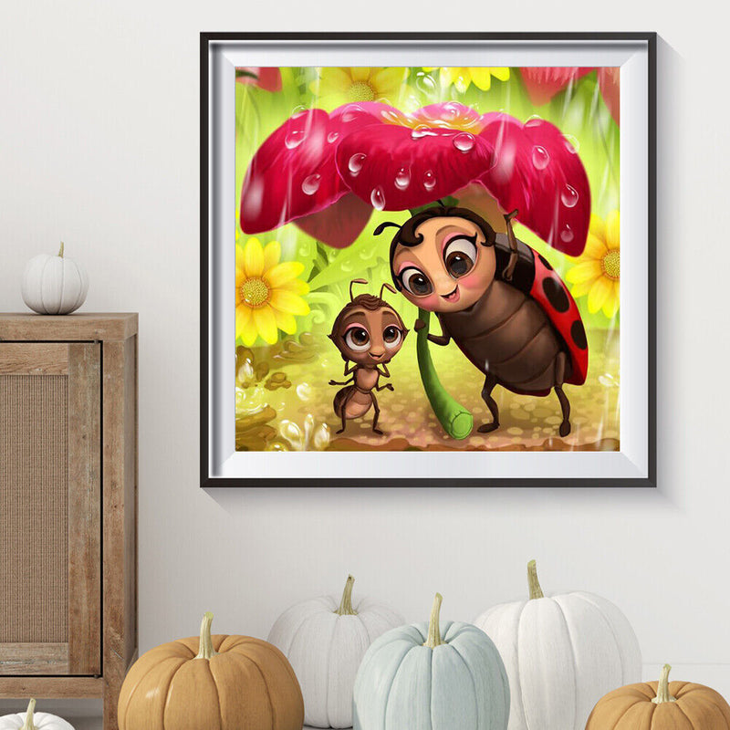 DIY Full Round Drill Diamond Painting Small animals Mosaic Rhinestone Art Cra