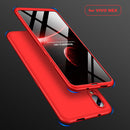 Hard PC Matte Red Back Cover Anti-Fall Frame Protector Case Shell for VIVO NEX