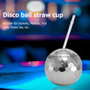 #A 600ml Disco Ball Cups Cocktail Nightclub Party Straw Wine Glass Drinking Mugs