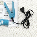 Mini Hair Straightener Flat Iron Curler  Ceramic Tourmaline Plates(Blue)