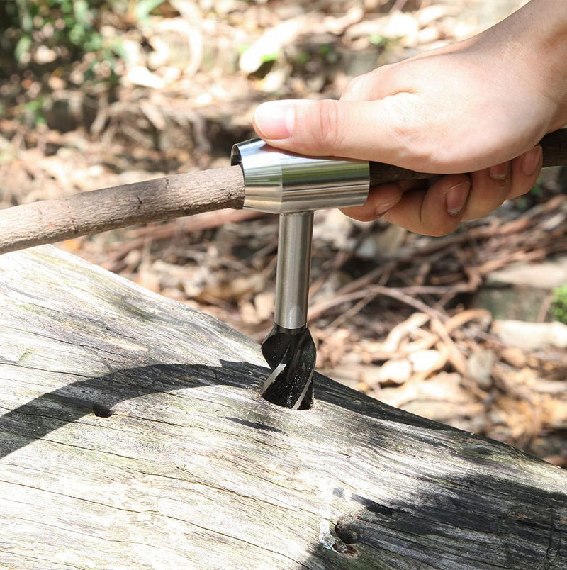 Drill Bushcraft Multipurpose Drill Bit Wood Drill Survival Tools Hand Auger