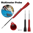 For 2mm Test leads Pucture Needles Set Test Probe Stainless Multimeter Probe