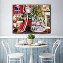 5D Special Shaped Diamond Painting Santa Claus Rhinestone Mosaic Wall Pictures