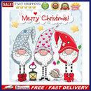 5D Diamond Painting Kit Merry Christmas Gnomes Full Round Drill DIY Wall Crafts