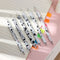 Writing Pen I love Milk 0.5mm Office School Cows Pattern Stationery Gel Pen