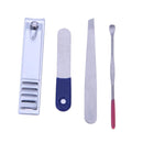 4pcs Set Nail Care Manicure Pedicure Cuticle Clippers Tool Kit(Green)