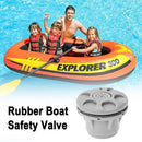 PVC Release Deflate Air Valve for Inflatable Boat Raft Dinghy Kayak (Grey) Newly